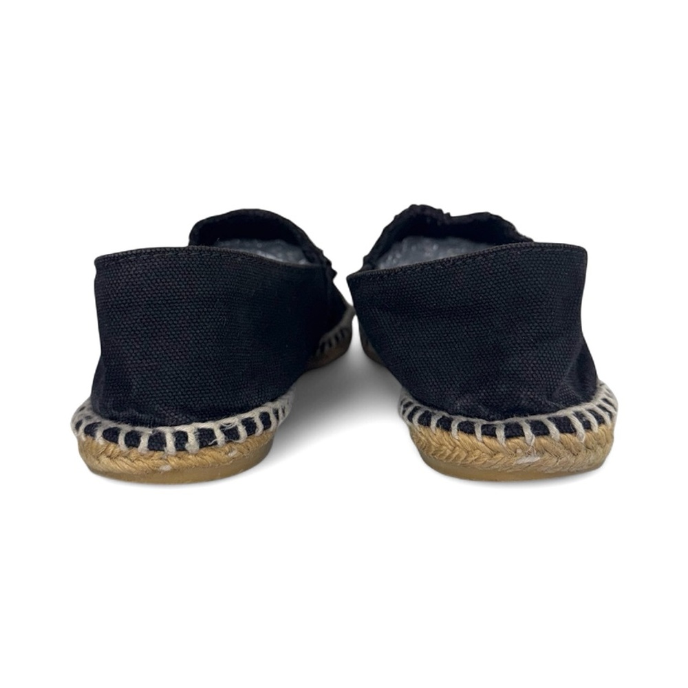 CHANEL CC :Logo Black & Beige Two Tone Espadrilles IT38 - Picture 5 of 9